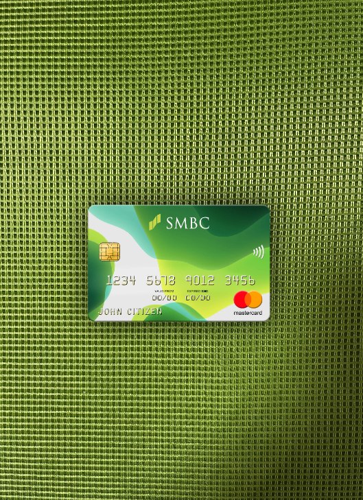 Japan Sumitomo Mitsui Banking Corporation (SMBC) bank mastercard photolook front